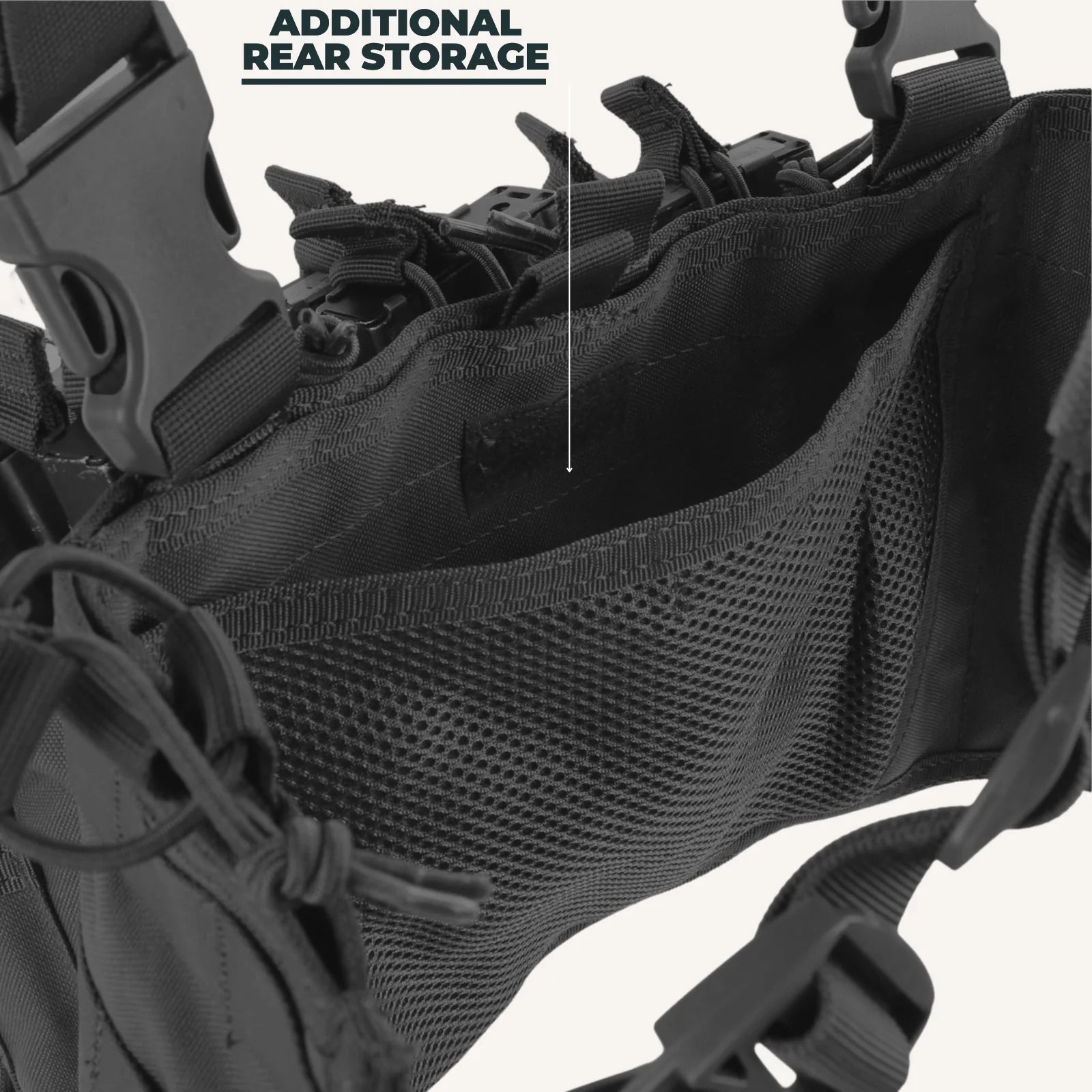 Tactical Chest Rig Vest with Kangaroo Magazine Pouch for Military Recon and Airsoft Activities