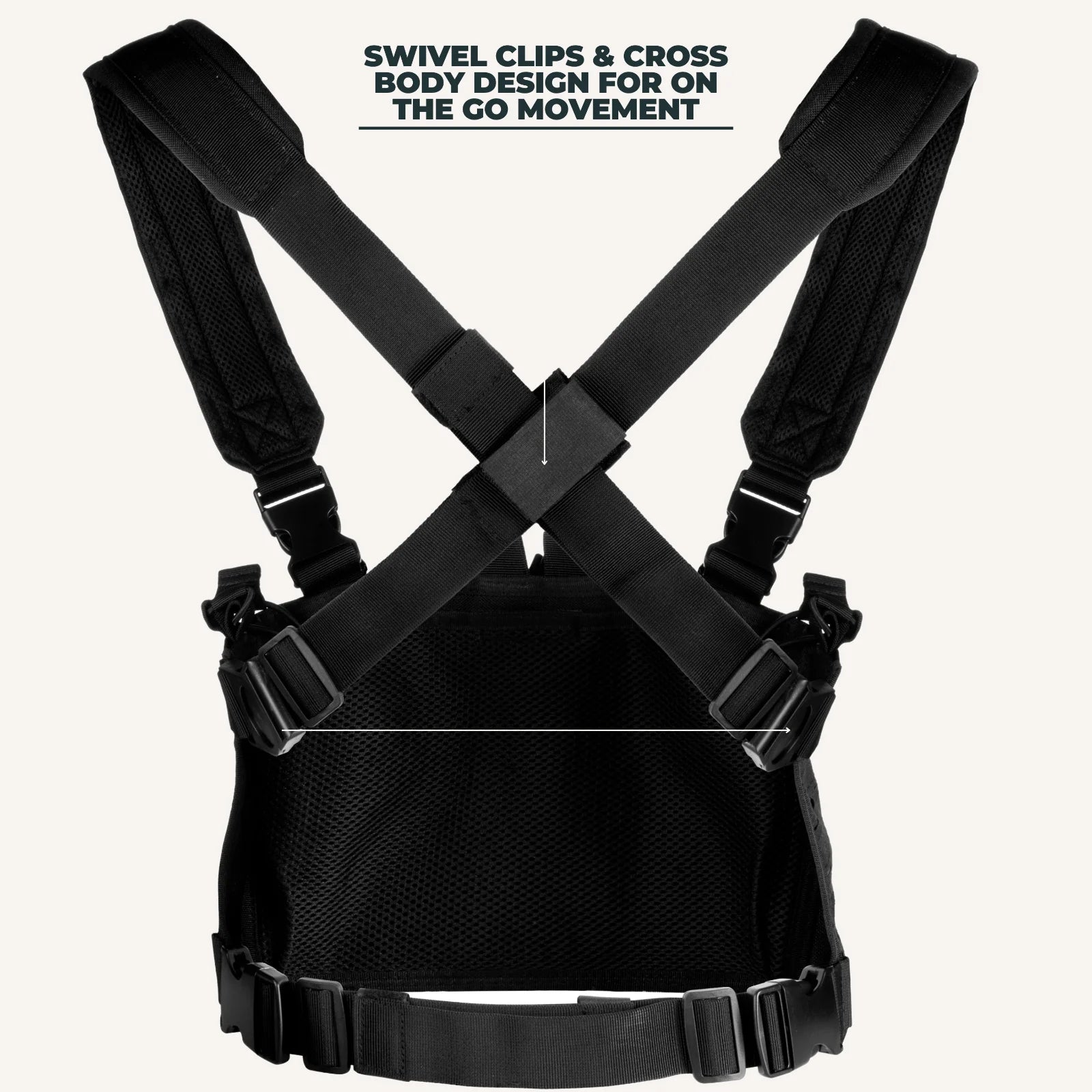 Tactical Chest Rig Vest with Kangaroo Magazine Pouch for Military Recon and Airsoft Activities